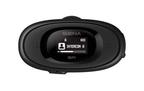 SENA INTERKOM MOTOCYKLOWY 5R BLUETOOTH 5.1 DO 700M Z WYŚWIETLACZEM LCD, GŁOŚNIKAMI HD SPEAKERS I UNIWERSALNYM ZESTAWEM MIKROFONÓ