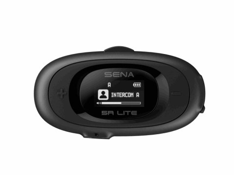 SENA INTERKOM MOTOCYKLOWY 5R LITE BLUETOOTH 5.1 DO 700M Z WYŚWIETLACZEM LCD I UNIWERSALNYM ZESTAWEM MIKROFONÓW ( 1 ZESTAW ) (EL)
