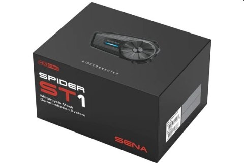 SENA INTERKOM MOTOCYKLOWY SPIDER ST1 MESH 2.0 DO 2000M ( MAX 8000M ) Z GŁOŚNIKAMI HD SPEAKERS I UNIWERSALNYM ZESTAWEM MIKROFONÓW