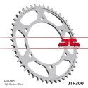 JT ZĘBATKA TYLNA 300 47 HONDA XL600V TRANSALP '87-'99, XL700V '08-'13 (30047JTZBK) (ŁAŃC. 525) KOLOR CZARNY