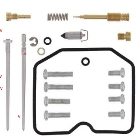 BEARING WORX ZESTAW NAPRAWCZY GAŹNIKA KAWASAKI KLX 300/R '97-'07 (26-1133)