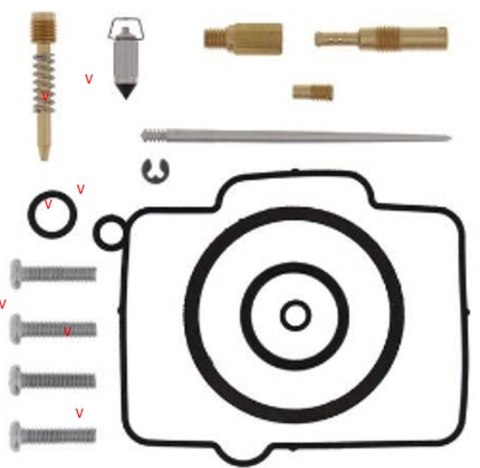 BEARING WORX ZESTAW NAPRAWCZY GAŹNIKA SUZUKI RM 250 '00, (26-1177)