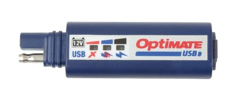 OPTIMATE ŁADOWARKA USB ZE ZŁĄCZEM SAE ORAZ WSKAŹNIKIEM NAŁADOWANIA AKUMULATORA (5V 2400MA) (EL)