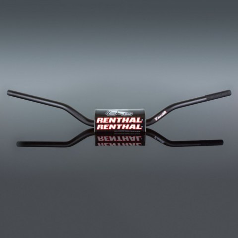 RENTHAL KIEROWNICA 1,1/8 CALA (28,6MM) MX FATBAR HANDLEBAR BLUE MCGRATH / SHORT PADDED PADDED KOLOR NIEBIESKI Z GĄBKĄ