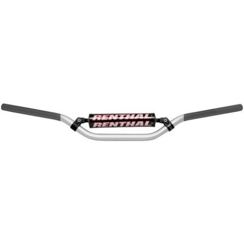 RENTHAL KIEROWNICA 7/8 CALA (22MM) MX HANDLEBAR SILVER/GREY RC PADDED KOLOR SREBRNY/SZARY Z GĄBKĄ