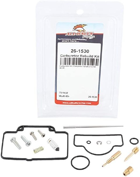 ALL BALLS ZESTAW NAPRAWCZY GAŹNIKA YAMAHA YZ 250 92-94