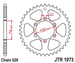 JT ZĘBATKA TYLNA 4540 46 HYOSUNG GV 250 '04-'15 (JTR1073.46) (ŁAŃC. 520)