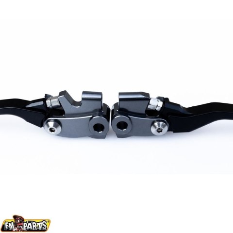 FM-PARTS ZESTAW DŹWIGNI SPRZĘGŁA ORAZ HAMULCA DO HUSQVARNA TE/FE '22-'24; GAS GAS EC '22-'24 KOLOR CZARNY