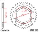 JT ZĘBATKA TYLNA 289 40 HONDA CRF 230 '09-10,XR 250 '96-07, XR 400 '96-04 (28940JT) (ŁAŃC. 520)
