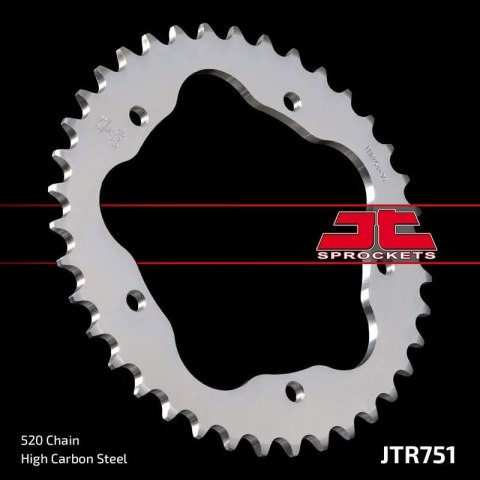 JT ZĘBATKA TYLNA 4320M 42 DUCATI 950 HYPERMOTARD '19-20, 800 MONSTER '05-07, 748 BIPOSTO '95-03, (POTRZEBNY ADAPTER JTA750B) (43