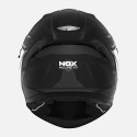 NOX KASK INTEGRALNY (FULL FACE) Z BLENDĄ N401 XENO KOLOR CZARNY/BIAŁY MAT ROZMIAR XL