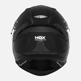 NOX KASK INTEGRALNY (FULL FACE) Z BLENDĄ N401 XENO KOLOR CZARNY/BIAŁY MAT ROZMIAR XL