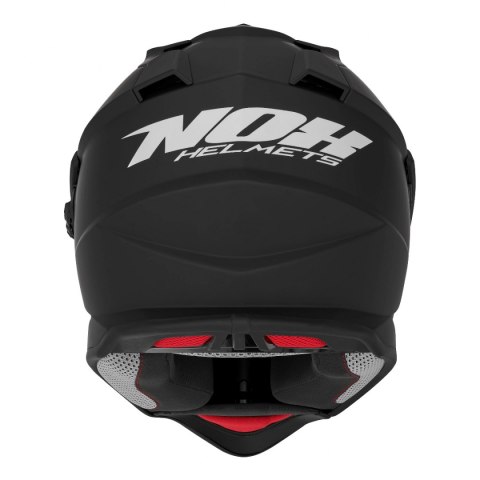 NOX KASK OFFROAD / TRAIL DUOSPORT (DUAL) N312 SOLID Z SZYBKĄ I BLENDĄ KOLOR CZARNY MAT ROZMIAR XXL