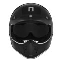 NOX PREMIUM KASK INTEGRALNY (FULL FACE) SEVENTY II SOLID KOLOR CZARNY POŁYSK ROZMIAR XXL