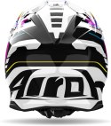 AIROH KASK CROSS / ENDURO / ATV / QUAD TWIST 3 RAINBOW KOLOR BIAŁY/CZARNY/ZÓŁTY/FIOLETOWY ROZMIAR S