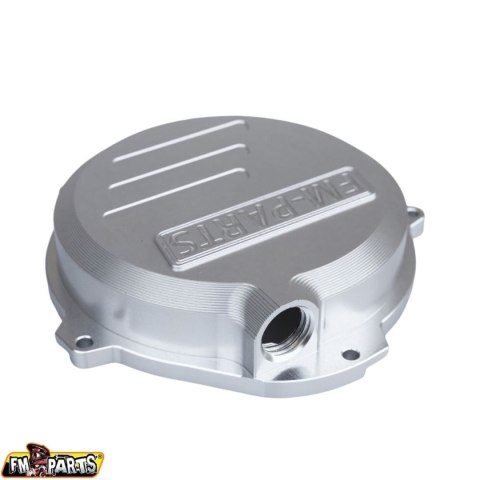 FM-PARTS POKRYWA SPRZEGŁA (DEKIEL) WZMACNIANA CNC 6082 ALUMINIUM KTM / HUSQVARNA / GAS GAS 250/300 '24 TBI KOLOR SREBRNY