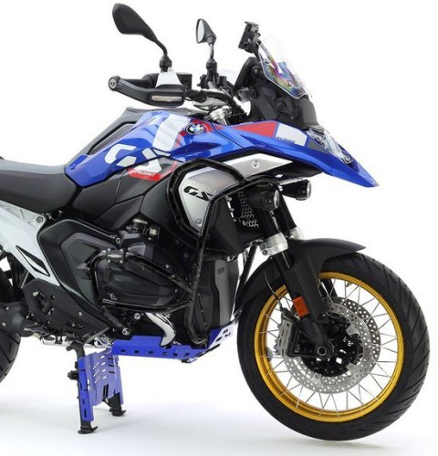 CROSSPRO (2024) GMOLE ALUMINIOWE OSŁONY SILNIKA I CHŁODNIC (PASUJĄ DO ORYGINALNEJ PŁYTY POD SILNIK) BMW R 1300 GS, R 1300 GS TRI