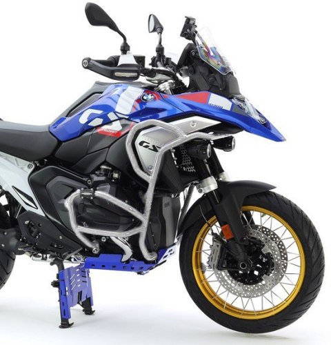 CROSSPRO (2024) GMOLE ALUMINIOWE OSŁONY SILNIKA I CHŁODNIC (PASUJĄ DO ORYGINALNEJ PŁYTY POD SILNIK) BMW R 1300 GS, R 1300 GS TRI