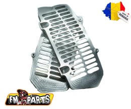 FM-PARTS OSŁONY CHŁODNICY (KRATKI) ALUMINIUM KTM/HUSQVARNA '20-23' KOLOR SREBRNY
