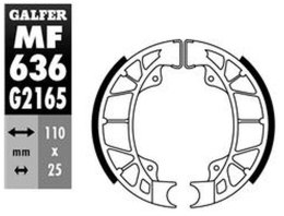 GALFER SZCZĘKI HAMULCOWE TYŁ HEXAGON 125/150 '94-'99, SKIPPER 125/150 '93-'97, PIAGGIO VESPA ET2/ET4 '00-, PRIMAVERA/SPRINT 125 