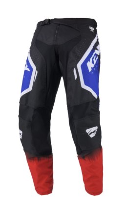 KENNY RACING SPODNIE CROSS/ENDURO MODEL FORCE SPRING SUMMER KOLOR CZARNY/NIEBIESKI/CZERWONY ROZMIAR 32