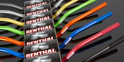 RENTHAL KIEROWNICA 1,1/8 CALA (28,6MM) MX FATBAR HANDLEBAR BLACK HONDA CRF 2019 PADDED KOLOR CZARNY Z GĄBKĄ