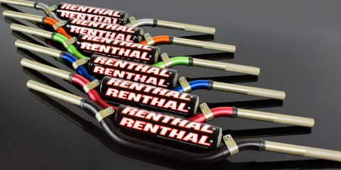 RENTHAL KIEROWNICA 1,1/8 CALA (28,6MM) MX TWINWALL 921 HANDLEBAR BLACK YAMAHA YZ/YZF +06 PADDED KOLOR CZARNY Z GĄBKĄ