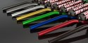 RENTHAL KIEROWNICA 7/8 CALA (22MM) MX HANDLEBAR RED RC PADDED KOLOR CZERWONY Z GĄBKĄ