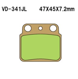 VESRAH KLOCKI HAMULCOWE KH137, SPIEK METALICZNY (MADE IN JAPAN)