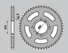 GROSSKOPF PROMOCJA ZĘBATKA PRZEDNIA 4394 14 (39014) YAMAHA 125 YFA1 BREEZE '99-'05, YAMAHA 125 YFM GRIZZLY '04-'11