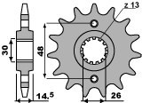 PBR ZĘBATKA PRZEDNIA 339 14 18NC (ŁAŃC. 530)