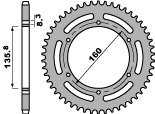 PBR ZĘBATKA TYLNA 3552 47 C45 BMW F 650, APRILIA PEGASO 650 (JTR5.47) (ŁAŃC. 520)