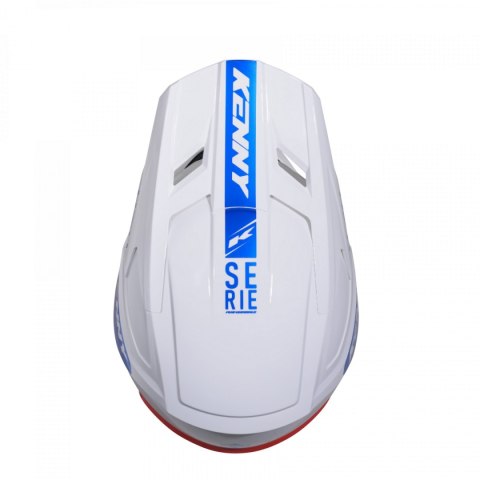 KENNY RACING 2025 KASK CROSS/ENDURO MODEL PERFORMANCE ERT GRAPHIC FLAG KOLOR BIAŁY/CZERWONY/NIEBIESKI ROZMIAR XXL ( 63 - 64 CM )