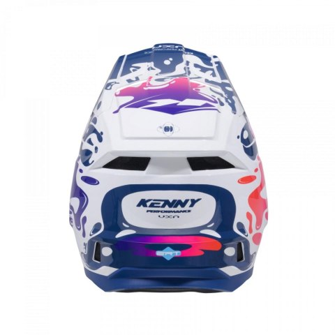 KENNY RACING 2025 KASK CROSS/ENDURO MODEL PERFORMANCE ERT GRAPHIC FLUID KOLOR BIAŁY/NIEBIESKI/RÓŻOWY ROZMIAR XS ( 53 - 54 CM )