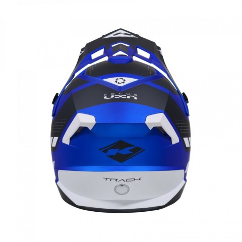 KENNY RACING 2025 KASK CROSS/ENDURO MODEL TRACK GRAPHIC CANDY BLUE MATT KOLOR CZARNY/NIEBIESKI/BIAŁY ROZMIAR XS ( 53 - 54 CM )