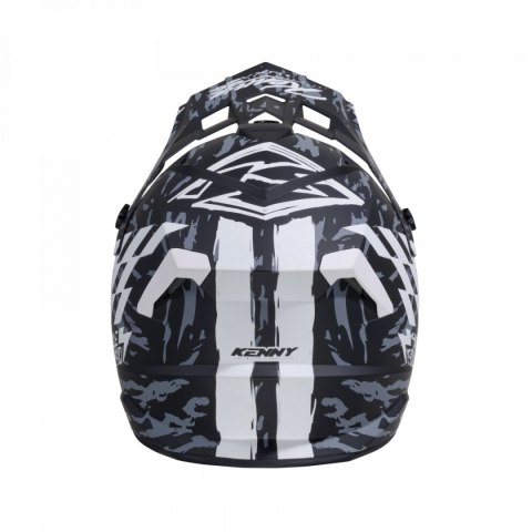 KENNY RACING 2025 KASK CROSS/ENDURO MODEL TRACK GRAPHIC DIRT MATT KOLOR CZARNY/SZARY ROZMIAR L ( 59 - 60 CM )