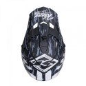 KENNY RACING 2025 KASK CROSS/ENDURO MODEL TRACK GRAPHIC DIRT MATT KOLOR CZARNY/SZARY ROZMIAR L ( 59 - 60 CM )