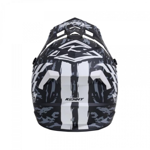 KENNY RACING 2025 KASK CROSS/ENDURO MODEL TRACK GRAPHIC DIRT MATT KOLOR CZARNY/SZARY ROZMIAR S ( 55 - 56 CM )