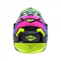 KENNY RACING 2025 KASK CROSS/ENDURO MODEL TRACK GRAPHIC NEON KOLOR CZARNY/ZIELONY/RÓŻOWY ROZMIAR XXL ( 63 - 64 CM )