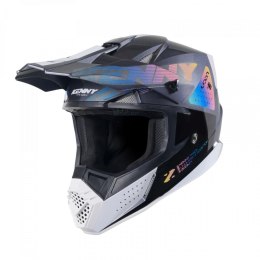 KENNY RACING 2025 KASK CROSS/ENDURO MODEL TRACK GRAPHIC ZOOM BLACK KOLOR CZARNY/SZARY/BIAŁY/KAMELEON ROZMIAR XL ( 61 - 62 CM )