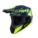 KENNY RACING 2025 KASK CROSS/ENDURO MODEL TRACK GRAPHIC ZOOM PETROL KOLOR NIEBIESKI/ŻÓŁTY ROZMIAR XL ( 61 - 62 CM )