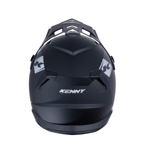 KENNY RACING 2025 KASK CROSS/ENDURO MODEL TRACK SOLID MATT BLACK HOLOGRAPHIC KOLOR CZARNY/SZARY ROZMIAR XXL ( 63 - 64 CM )