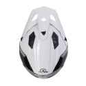 KENNY RACING 2025 KASK OTWARTY JET MODEL MILES GRAPHIC WHITE/GREY KOLOR BIAŁY/SZARY/CZARNY ROZMIAR M ( 57 - 58 CM )