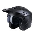 KENNY RACING 2025 KASK OTWARTY JET MODEL MILES SOLID MATT BLACK KOLOR CZARNY ROZMIAR XL ( 61 - 62 CM )
