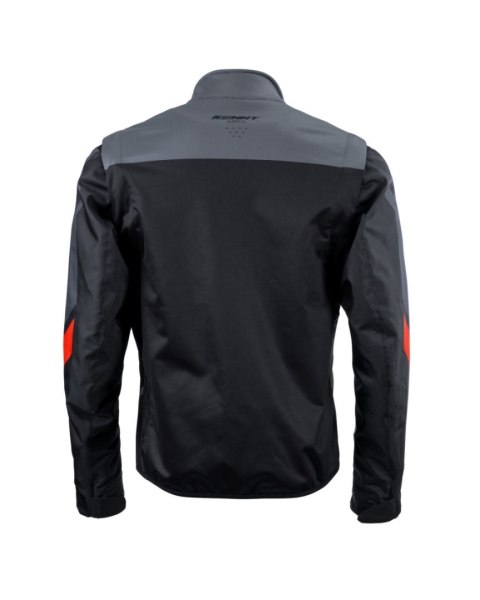 KENNY RACING 2025 KURTKA ADVENTURE/ENDURO MODEL SOFTSHELL BLACK/ORANGE KOLOR CZARNY/POMARAŃCZOWY/SZARY ROZMIAR XL