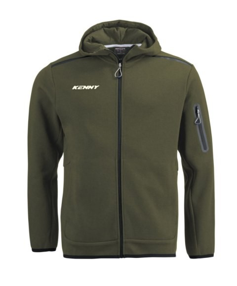 KENNY RACING 2025 BLUZA Z KAPTUREM MODEL CORE KAKI KOLOR ZIELONY ROZMIAR L
