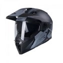 KENNY RACING 2025 KASK DUAL ADVENTURE MODEL EXTREME GRAPHIC BLACK/GREY MATT KOLOR CZARNY/SZARY ROZMIAR XL ( 61 - 62 CM )
