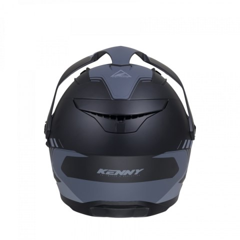 KENNY RACING 2025 KASK DUAL ADVENTURE MODEL EXTREME GRAPHIC BLACK/GREY MATT KOLOR CZARNY/SZARY ROZMIAR XL ( 61 - 62 CM )