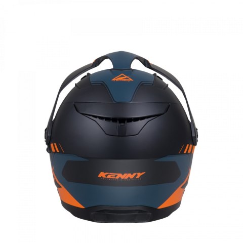KENNY RACING 2025 KASK DUAL ADVENTURE MODEL EXTREME GRAPHIC ORANGE/PETROL MATT KOLOR CZARNY/POMARAŃCZOWY ROZMIAR M (57 - 58 CM)