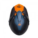 KENNY RACING 2025 KASK DUAL ADVENTURE MODEL EXTREME GRAPHIC ORANGE/PETROL MATT KOLOR CZARNY/POMARAŃCZOWY ROZMIAR M (57 - 58 CM)